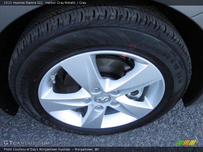 Harbor Gray Metallic / Gray 2013 Hyundai Elantra GLS