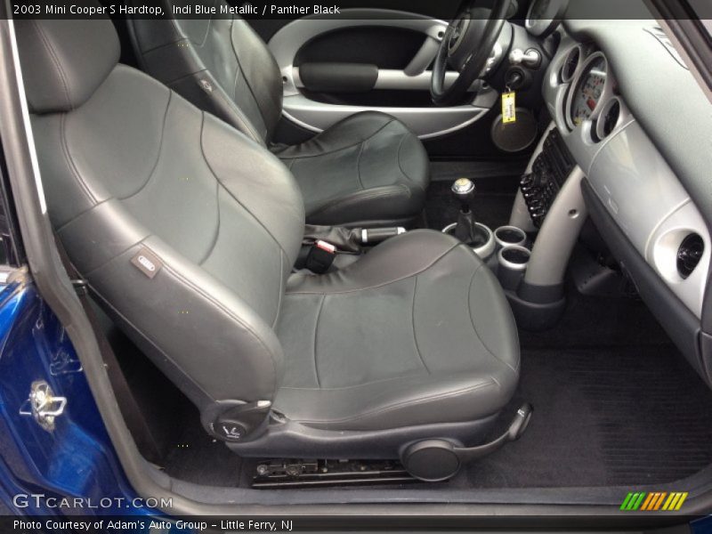 Indi Blue Metallic / Panther Black 2003 Mini Cooper S Hardtop