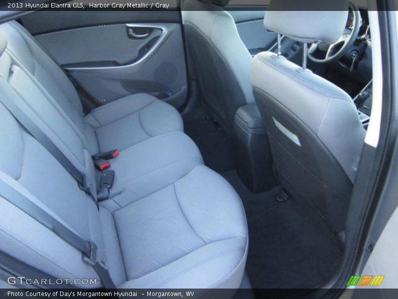 Harbor Gray Metallic / Gray 2013 Hyundai Elantra GLS