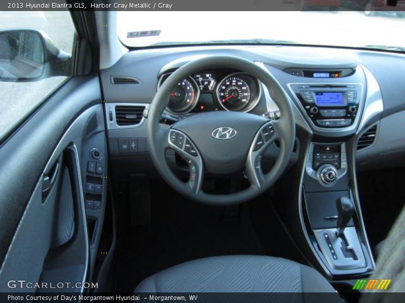 Harbor Gray Metallic / Gray 2013 Hyundai Elantra GLS