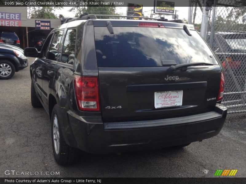 Dark Khaki Pearl / Khaki 2005 Jeep Grand Cherokee Laredo 4x4