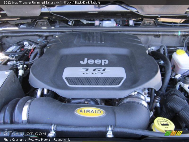 Black / Black/Dark Saddle 2012 Jeep Wrangler Unlimited Sahara 4x4