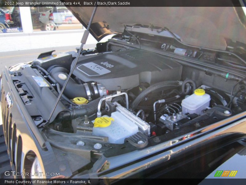 Black / Black/Dark Saddle 2012 Jeep Wrangler Unlimited Sahara 4x4