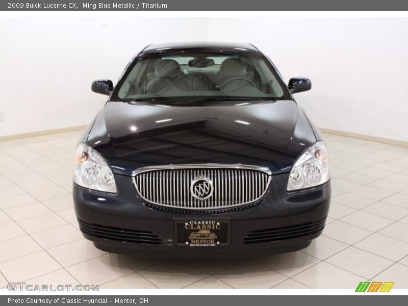 Ming Blue Metallic / Titanium 2009 Buick Lucerne CX