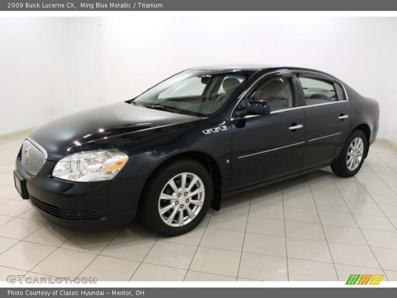 Ming Blue Metallic / Titanium 2009 Buick Lucerne CX