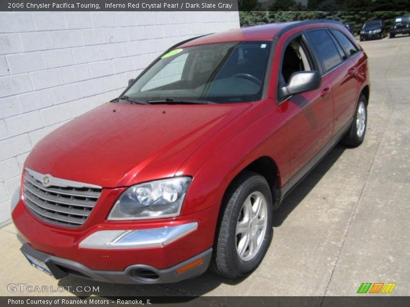 Inferno Red Crystal Pearl / Dark Slate Gray 2006 Chrysler Pacifica Touring