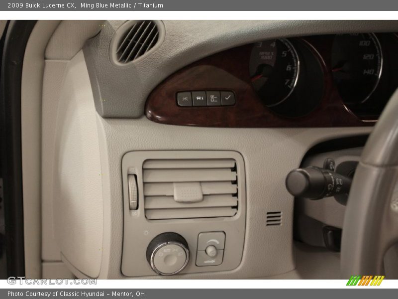 Ming Blue Metallic / Titanium 2009 Buick Lucerne CX