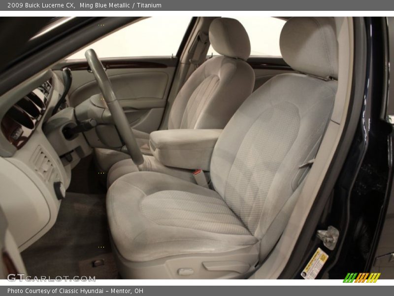 Ming Blue Metallic / Titanium 2009 Buick Lucerne CX