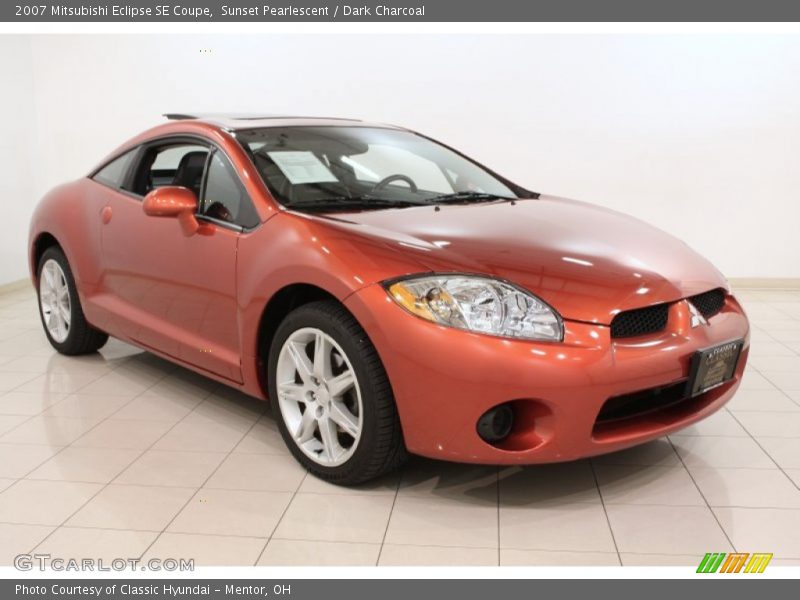 Sunset Pearlescent / Dark Charcoal 2007 Mitsubishi Eclipse SE Coupe