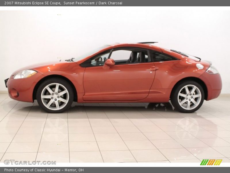 Sunset Pearlescent / Dark Charcoal 2007 Mitsubishi Eclipse SE Coupe