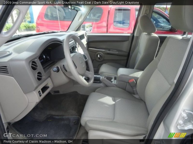 Light Graystone Pearl Coat / Dark Slate Gray/Light Graystone 2009 Jeep Commander Sport 4x4
