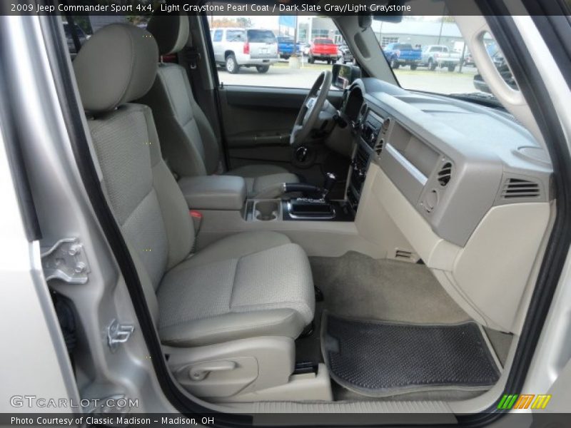 Light Graystone Pearl Coat / Dark Slate Gray/Light Graystone 2009 Jeep Commander Sport 4x4