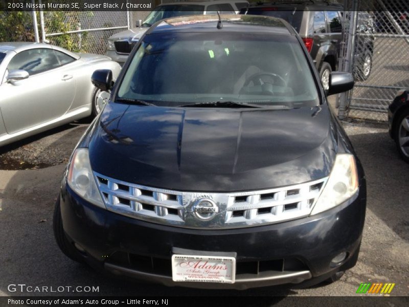 Super Black / Charcoal 2003 Nissan Murano SE