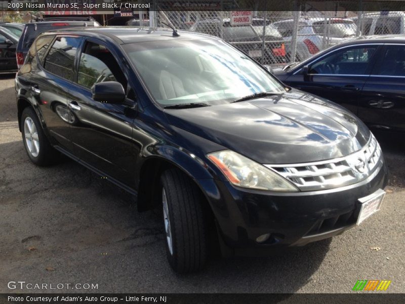 Super Black / Charcoal 2003 Nissan Murano SE