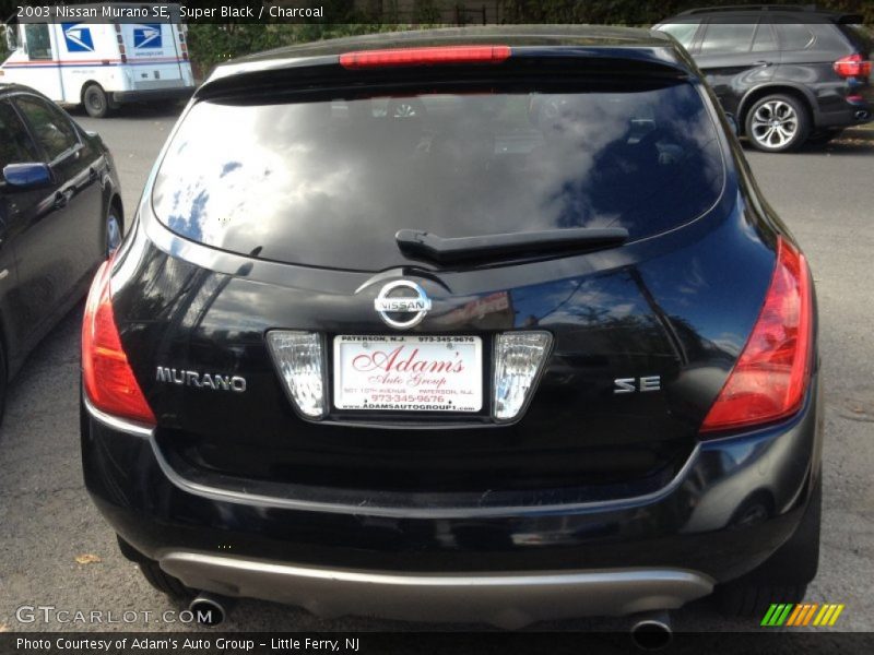 Super Black / Charcoal 2003 Nissan Murano SE