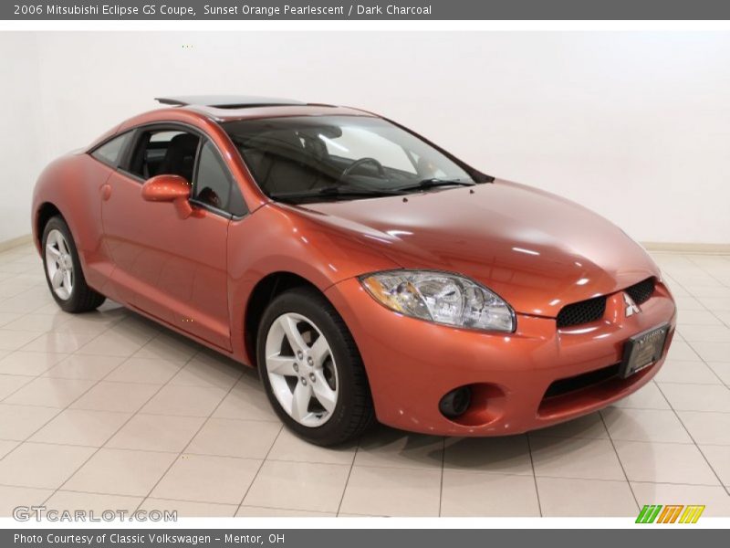 Sunset Orange Pearlescent / Dark Charcoal 2006 Mitsubishi Eclipse GS Coupe