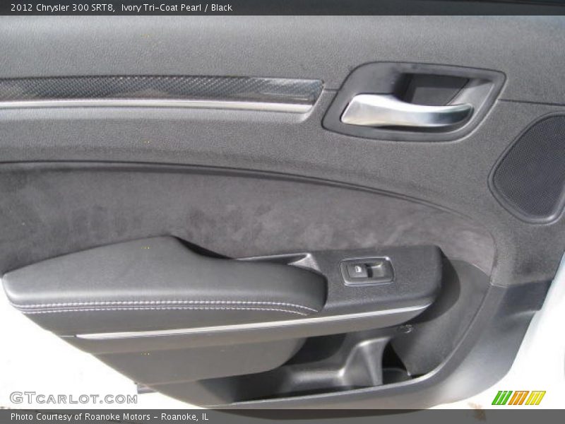 Ivory Tri-Coat Pearl / Black 2012 Chrysler 300 SRT8