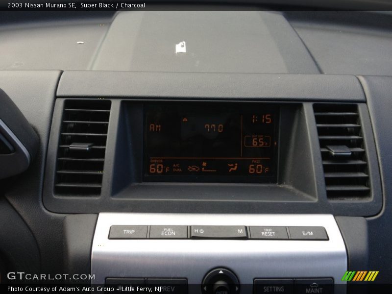 Super Black / Charcoal 2003 Nissan Murano SE