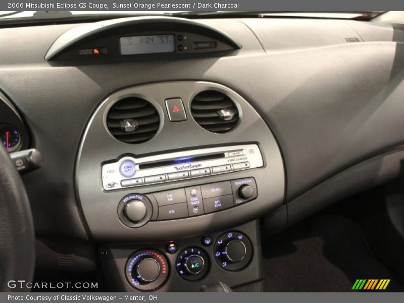 Controls of 2006 Eclipse GS Coupe