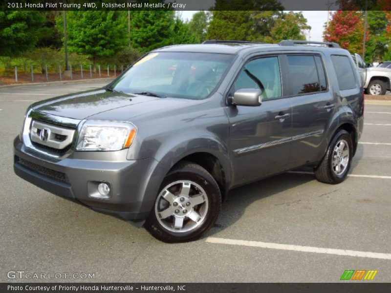 Polished Metal Metallic / Gray 2011 Honda Pilot Touring 4WD