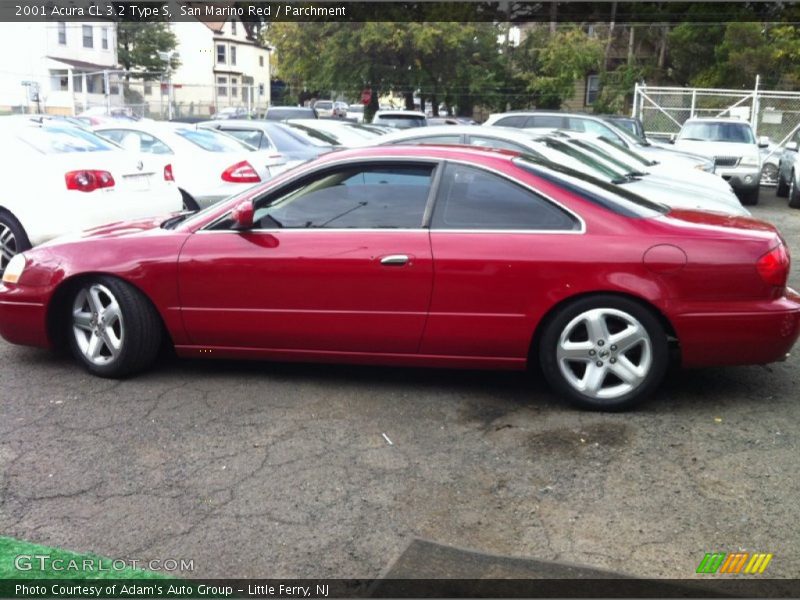 San Marino Red / Parchment 2001 Acura CL 3.2 Type S