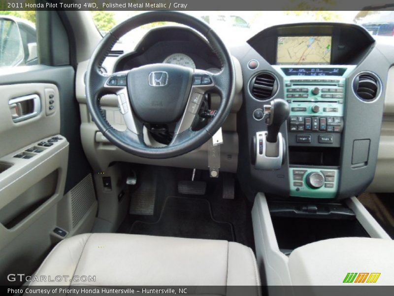 Polished Metal Metallic / Gray 2011 Honda Pilot Touring 4WD