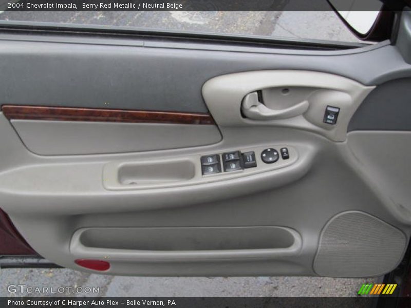 Berry Red Metallic / Neutral Beige 2004 Chevrolet Impala