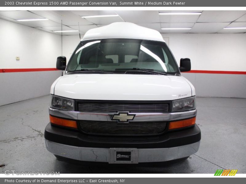Summit White / Medium Dark Pewter 2003 Chevrolet Express 1500 AWD Passenger Conversion Van