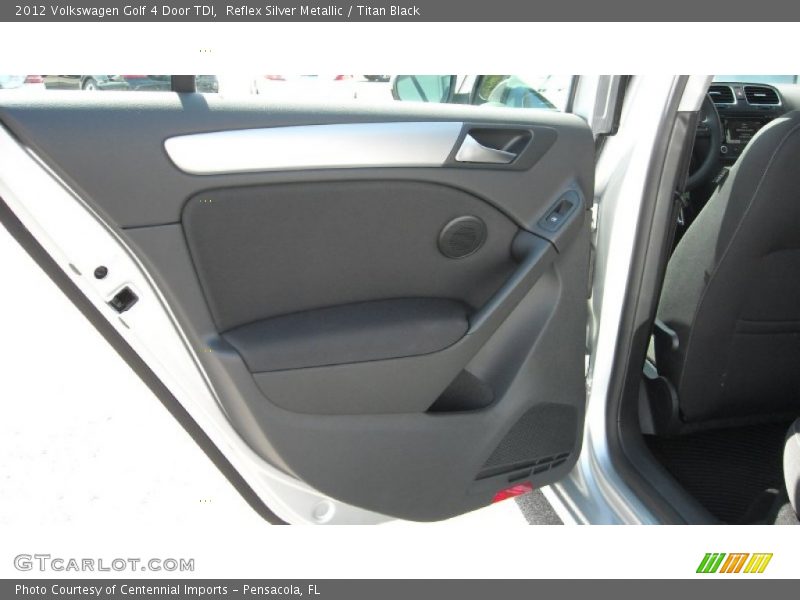Reflex Silver Metallic / Titan Black 2012 Volkswagen Golf 4 Door TDI