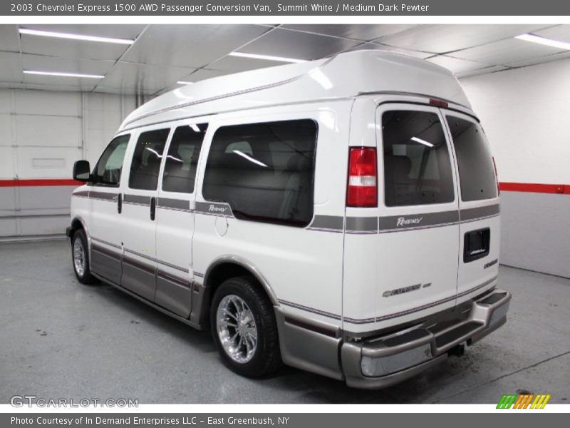 Summit White / Medium Dark Pewter 2003 Chevrolet Express 1500 AWD Passenger Conversion Van