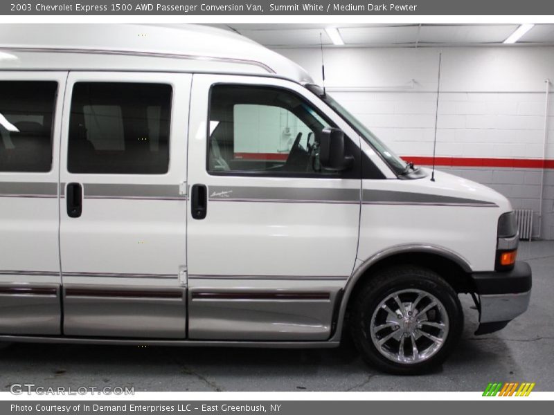Summit White / Medium Dark Pewter 2003 Chevrolet Express 1500 AWD Passenger Conversion Van