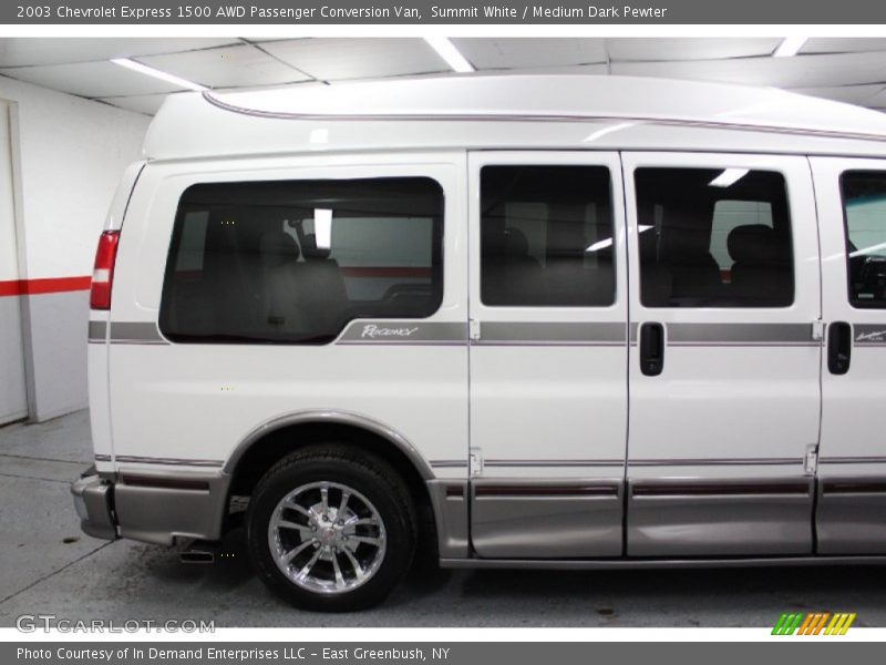 Summit White / Medium Dark Pewter 2003 Chevrolet Express 1500 AWD Passenger Conversion Van