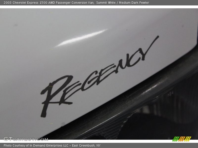 Summit White / Medium Dark Pewter 2003 Chevrolet Express 1500 AWD Passenger Conversion Van