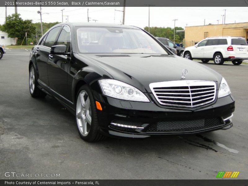 Black / Cashmere/Savanah 2011 Mercedes-Benz S 550 Sedan