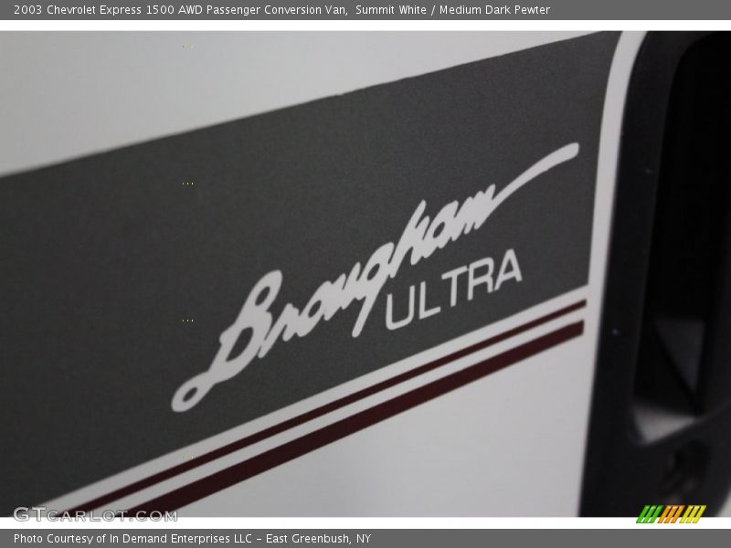 Summit White / Medium Dark Pewter 2003 Chevrolet Express 1500 AWD Passenger Conversion Van