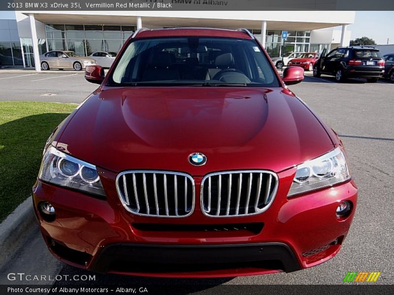 Vermillion Red Metallic / Black 2013 BMW X3 xDrive 35i