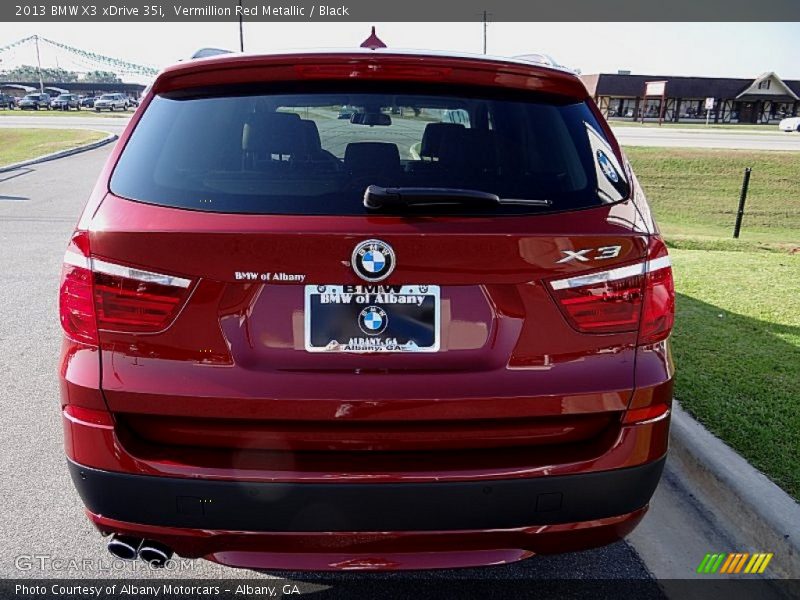 Vermillion Red Metallic / Black 2013 BMW X3 xDrive 35i