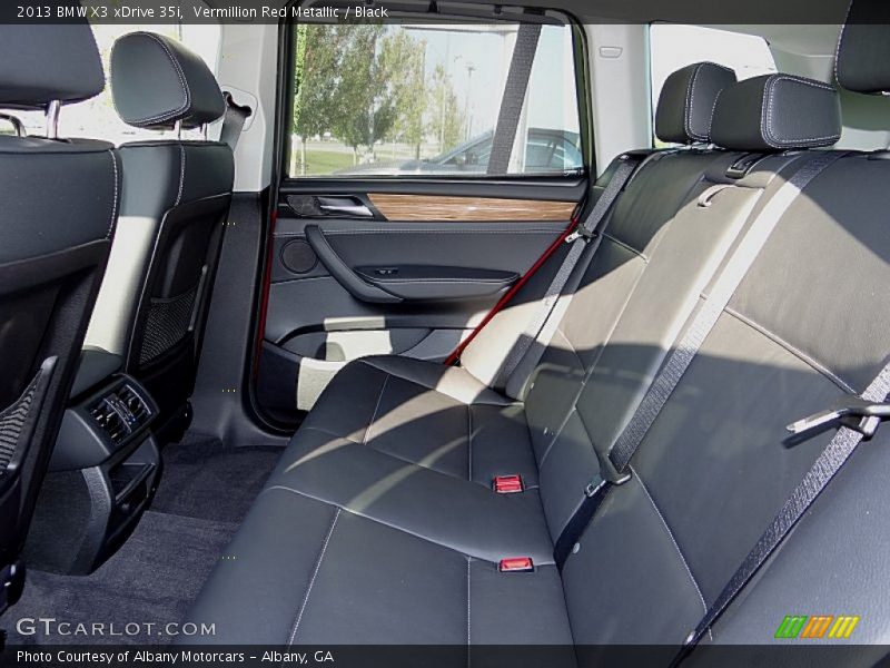 Vermillion Red Metallic / Black 2013 BMW X3 xDrive 35i