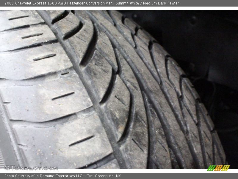Summit White / Medium Dark Pewter 2003 Chevrolet Express 1500 AWD Passenger Conversion Van