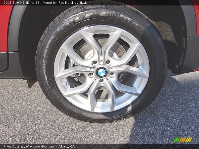 Vermillion Red Metallic / Black 2013 BMW X3 xDrive 35i