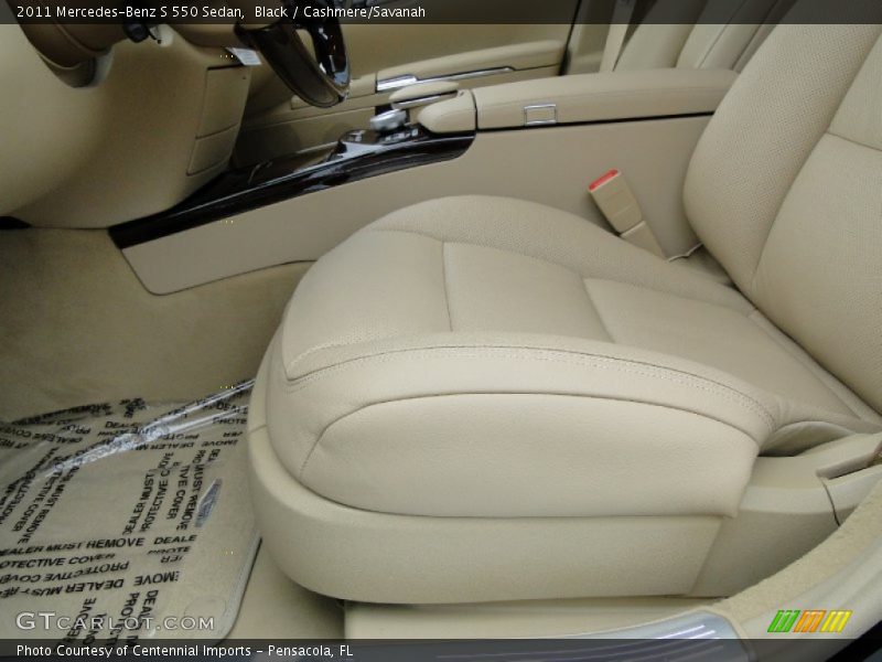 Black / Cashmere/Savanah 2011 Mercedes-Benz S 550 Sedan