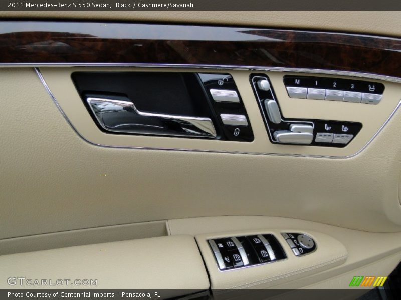 Black / Cashmere/Savanah 2011 Mercedes-Benz S 550 Sedan