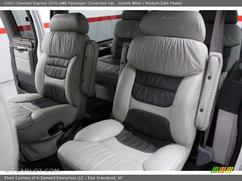 Rear Seat of 2003 Express 1500 AWD Passenger Conversion Van