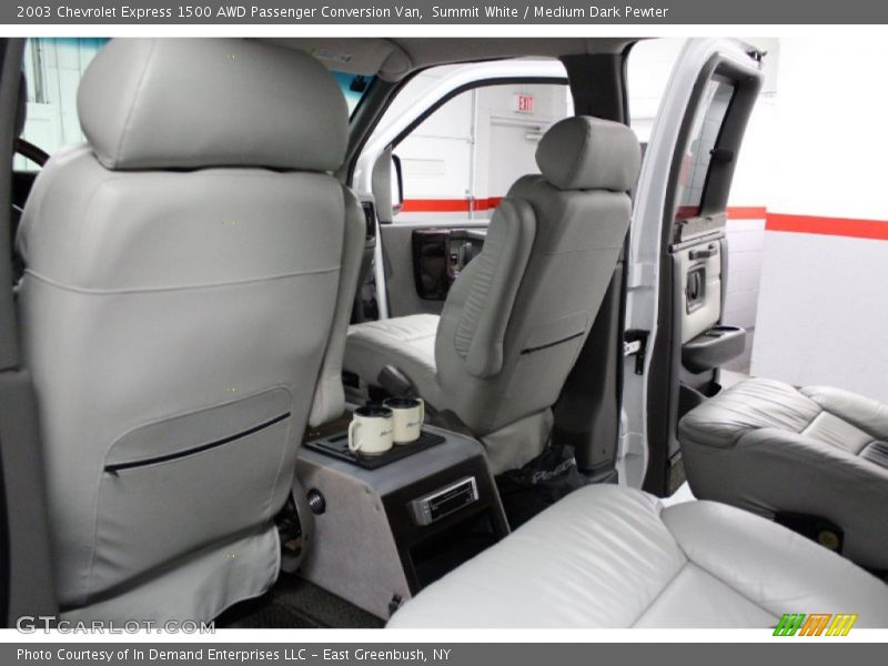 Summit White / Medium Dark Pewter 2003 Chevrolet Express 1500 AWD Passenger Conversion Van