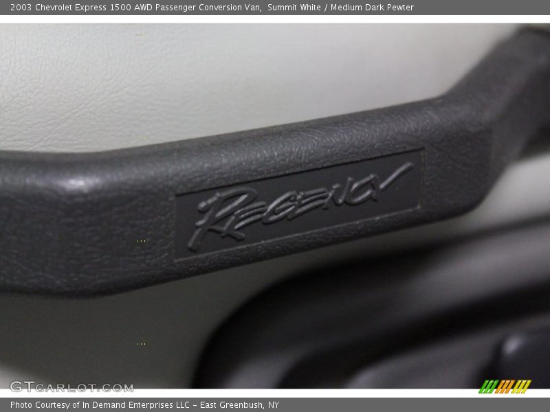 Summit White / Medium Dark Pewter 2003 Chevrolet Express 1500 AWD Passenger Conversion Van