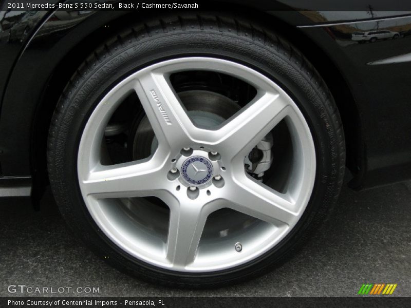 Black / Cashmere/Savanah 2011 Mercedes-Benz S 550 Sedan