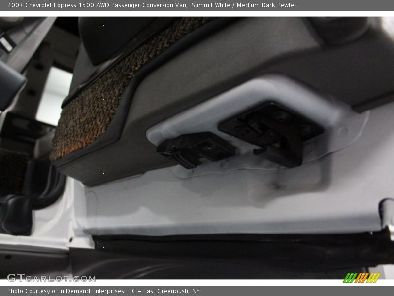 Summit White / Medium Dark Pewter 2003 Chevrolet Express 1500 AWD Passenger Conversion Van