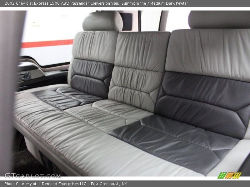 Summit White / Medium Dark Pewter 2003 Chevrolet Express 1500 AWD Passenger Conversion Van