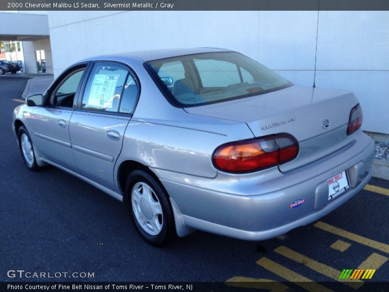 Silvermist Metallic / Gray 2000 Chevrolet Malibu LS Sedan