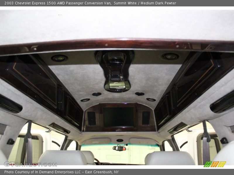 Summit White / Medium Dark Pewter 2003 Chevrolet Express 1500 AWD Passenger Conversion Van